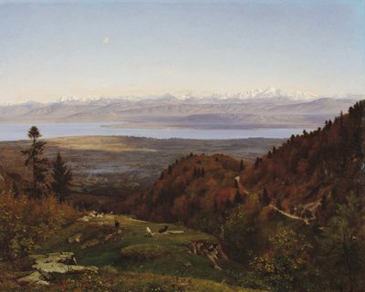Mont-Blanc Seen from Saint-Cergues, 1869 by Francois Louis Francais